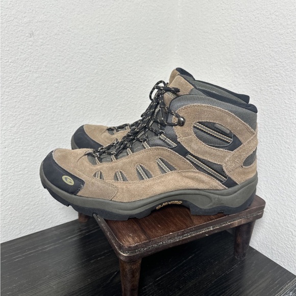 Hi-Tec Men's Bandera Mid WP Trail Hiking Boots 7035 Bone/Brown Size 13 Gorpcore - Picture 3 of 8